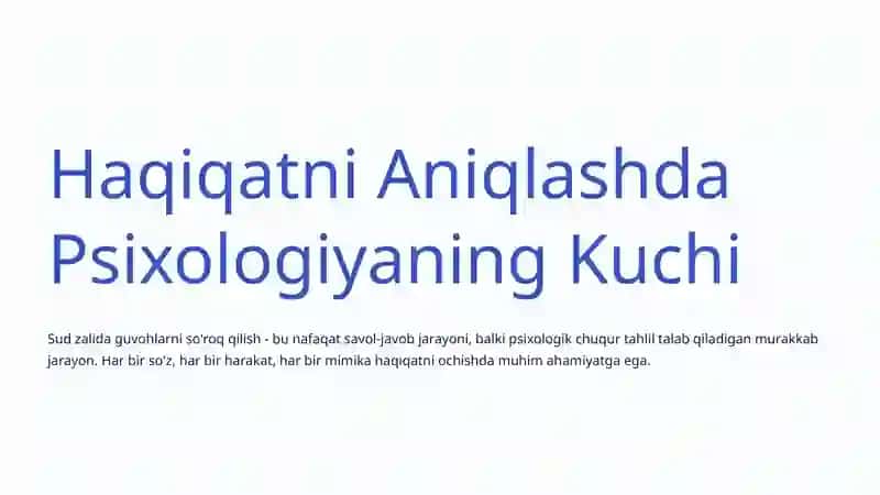 Sud Psixologiyasi 4