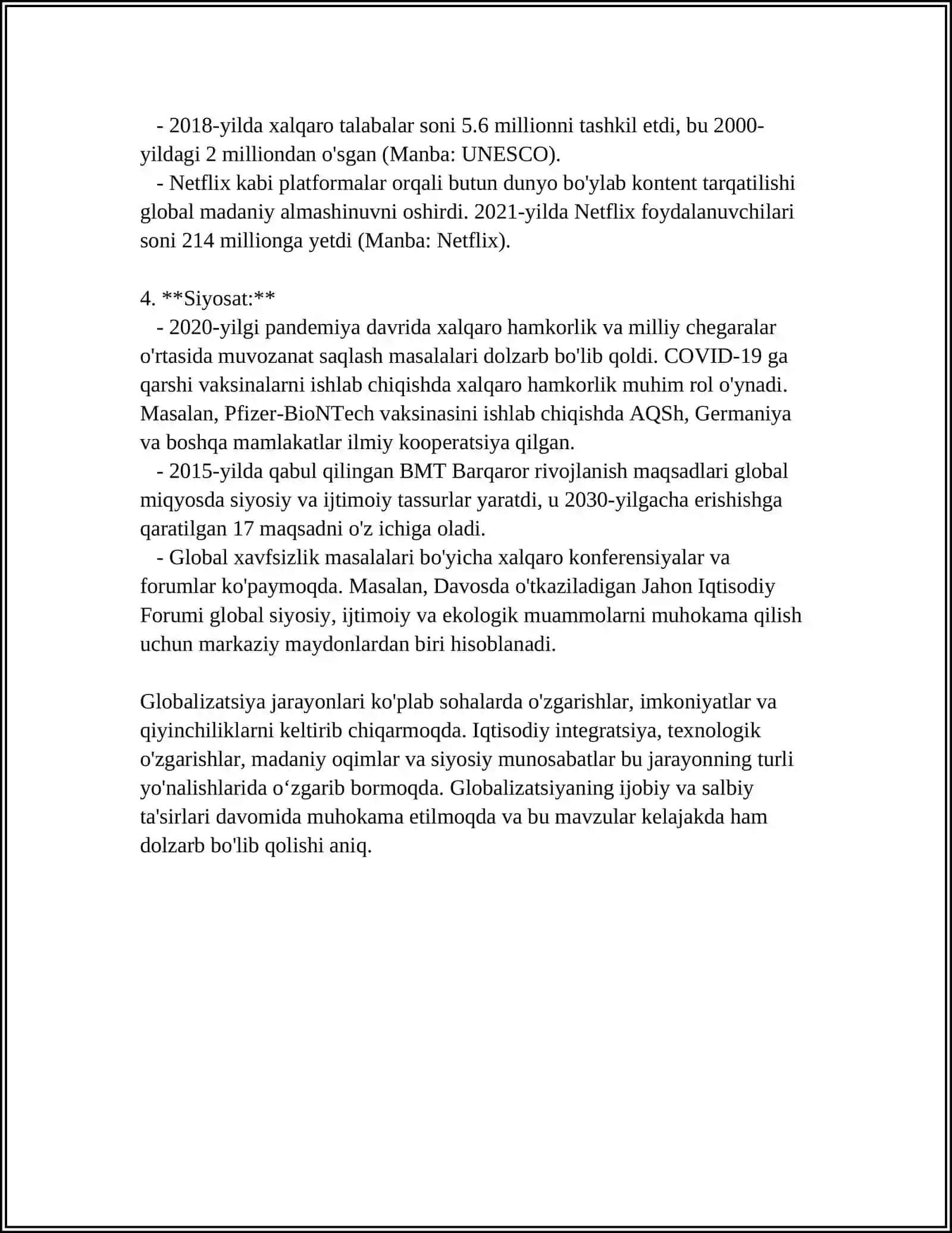 GLOBALLASHUV VA TILLARNING OʻZARO TAʼSIRI 4