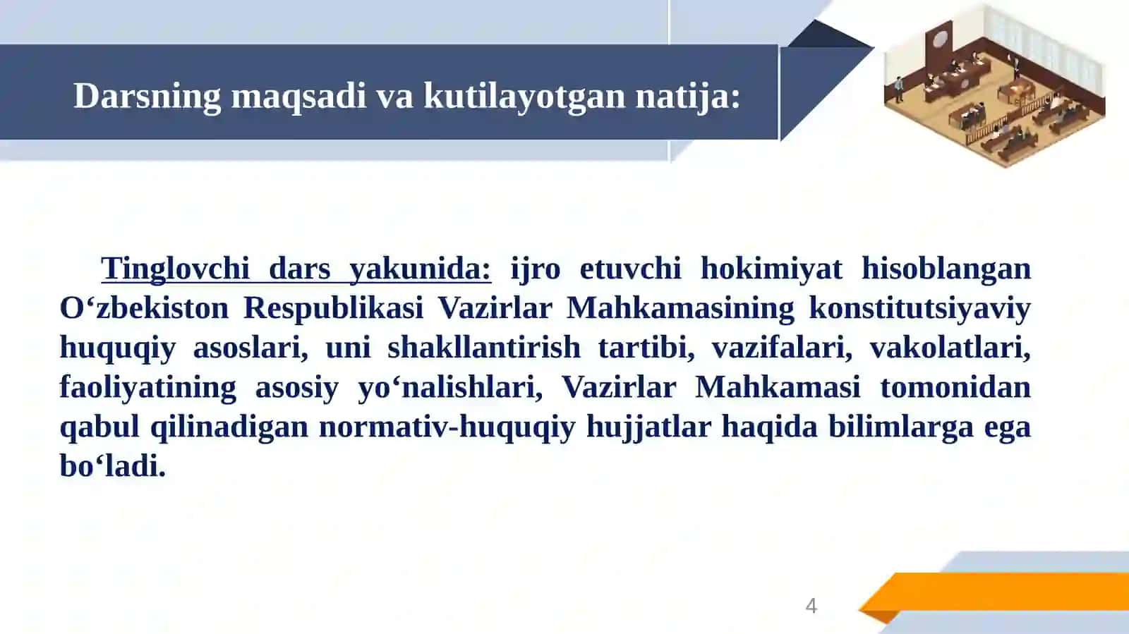O‘ZBEKISTON RESPUBLIKASI HUQUQNI MUHOFAZA QILISH AKADEMIYASI 4