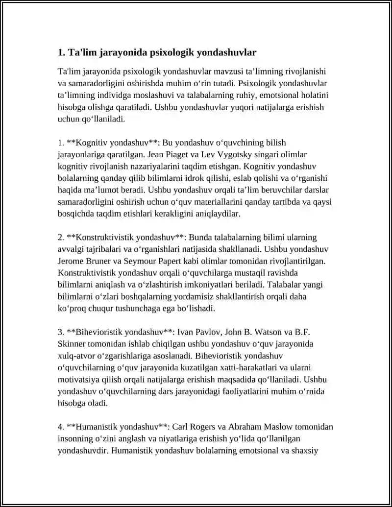 PEDAGOGIK PSIXOLOGIYANING ASOSIY MUOMMOLARI 4