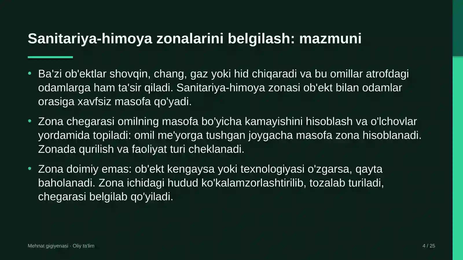 tamaki sanoatida sanitariya himoya zonalarini belgilash 4794 4