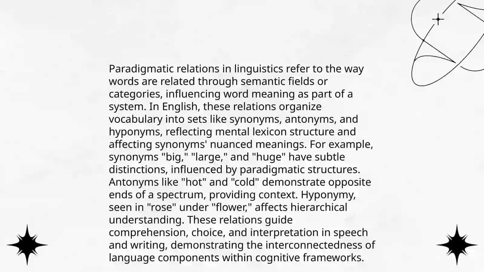 The role of paradigmatics and syntagmatics in studying the structure of word meaning 4