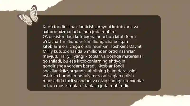 Umumtaʼlim maktablarda kutubxona ishini tashkil etish va rejalashtirish 4
