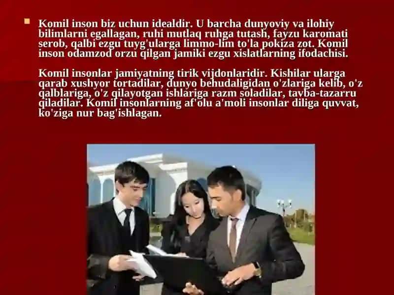 Allomalar asarlarida Barkamol Insonni Tarbiyalash G`oyalari 4