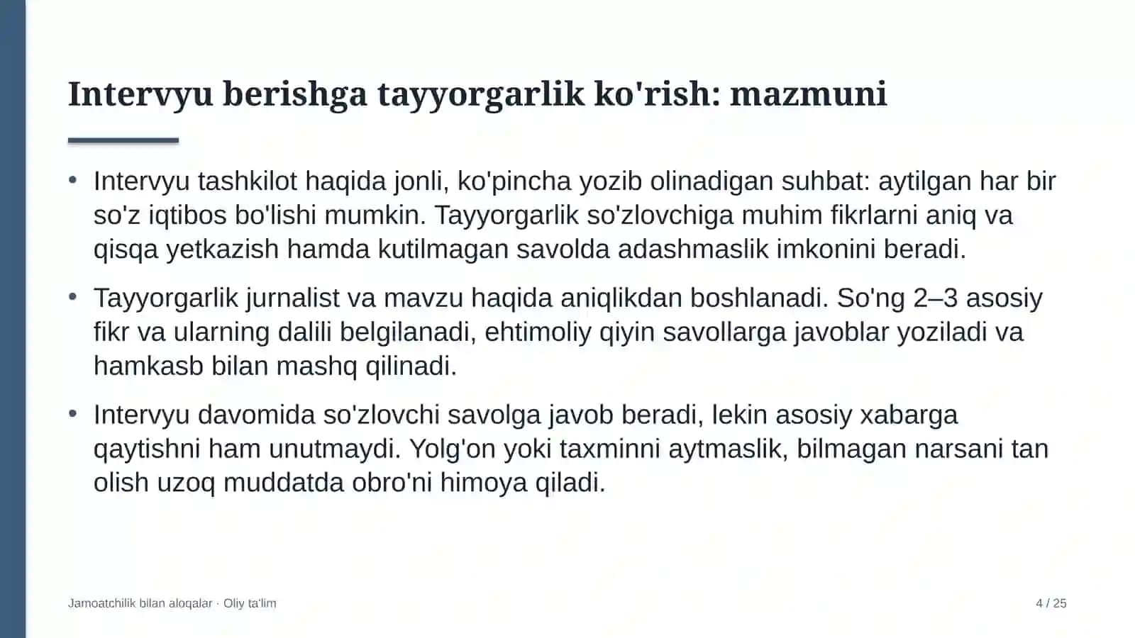 telemeditsinada intervyu berishga tayyorgarlik ko'rish 4231 4
