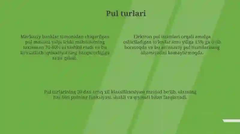 Iqtisodiyotda tovar va pullar 4