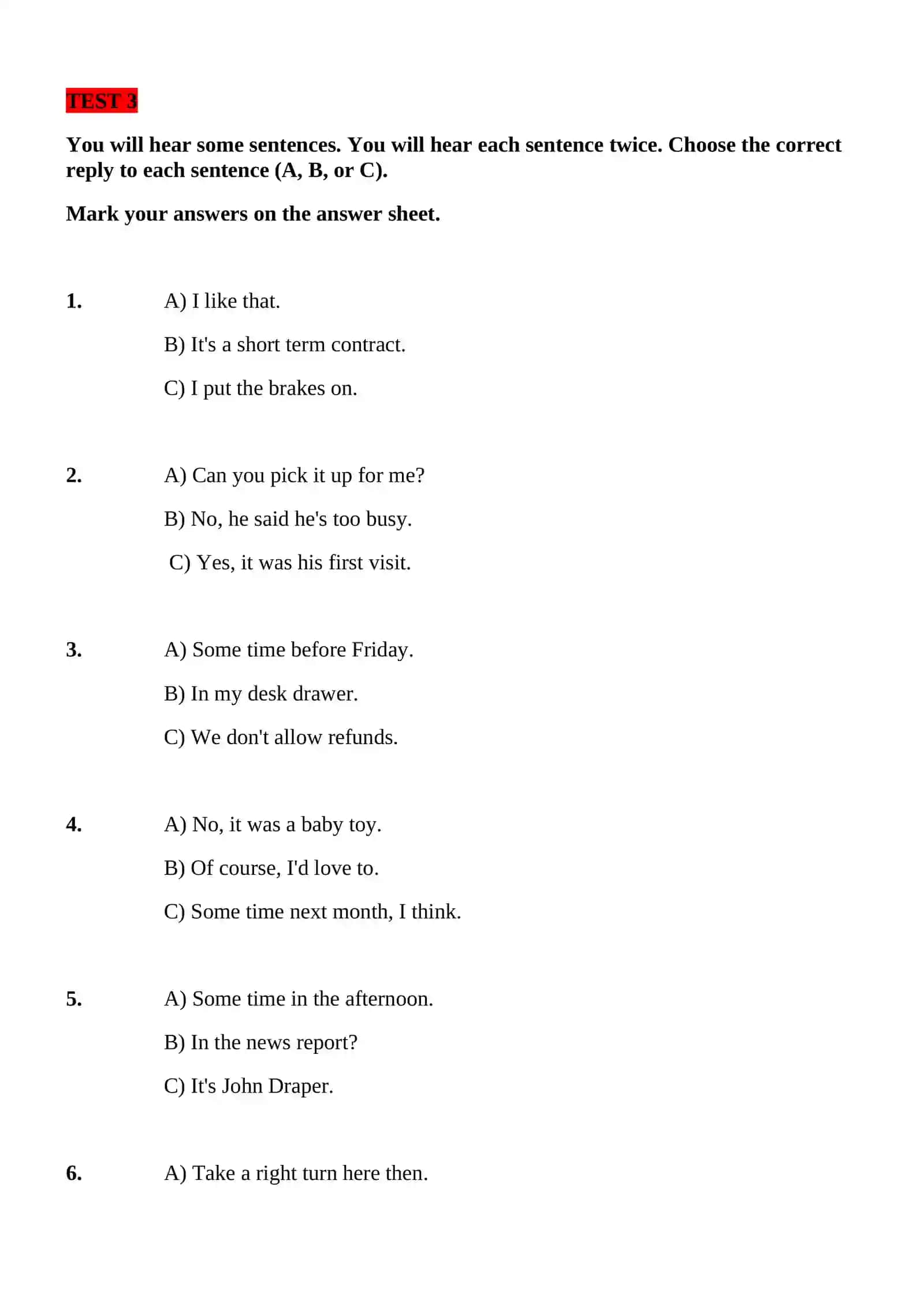 Multilevel Listening Part 1 4