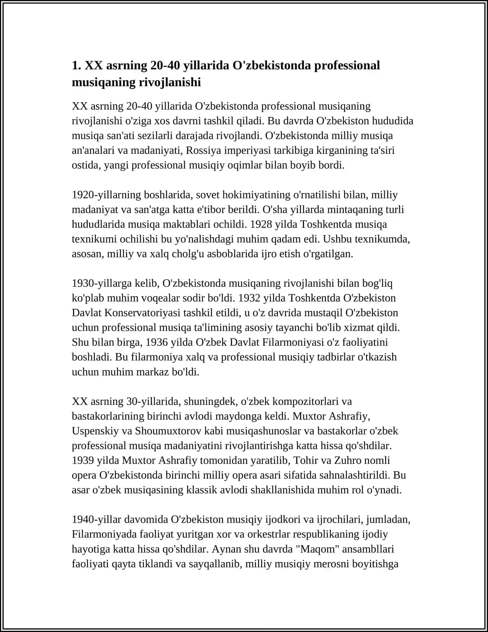 XX ASRNING 20-40 YILLARIDA MADANIY MUSIQIY HAYOT 4