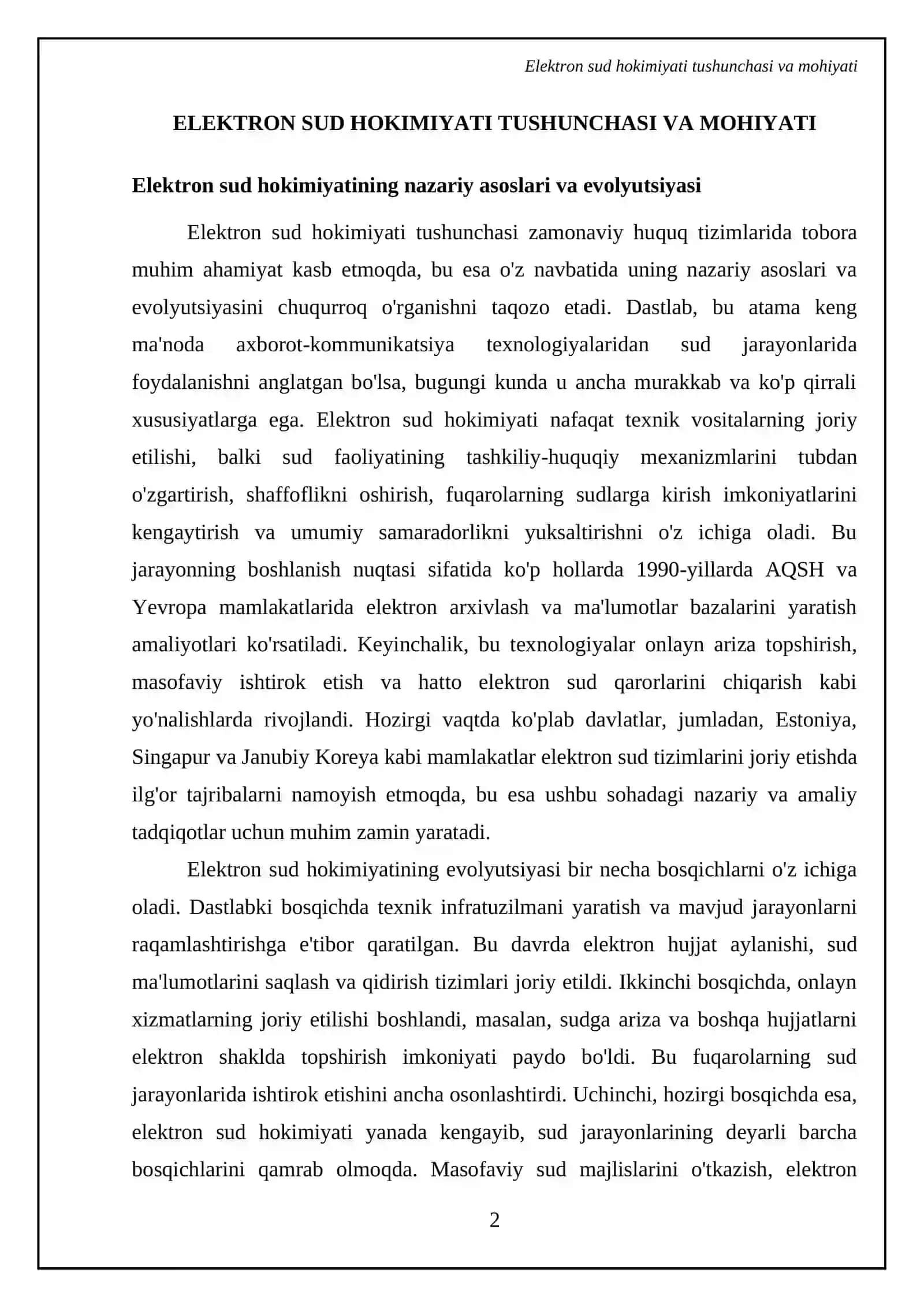 Elektron sud hokimiyati va uning zamonaviy huquq tizimlariga ta’siri 4