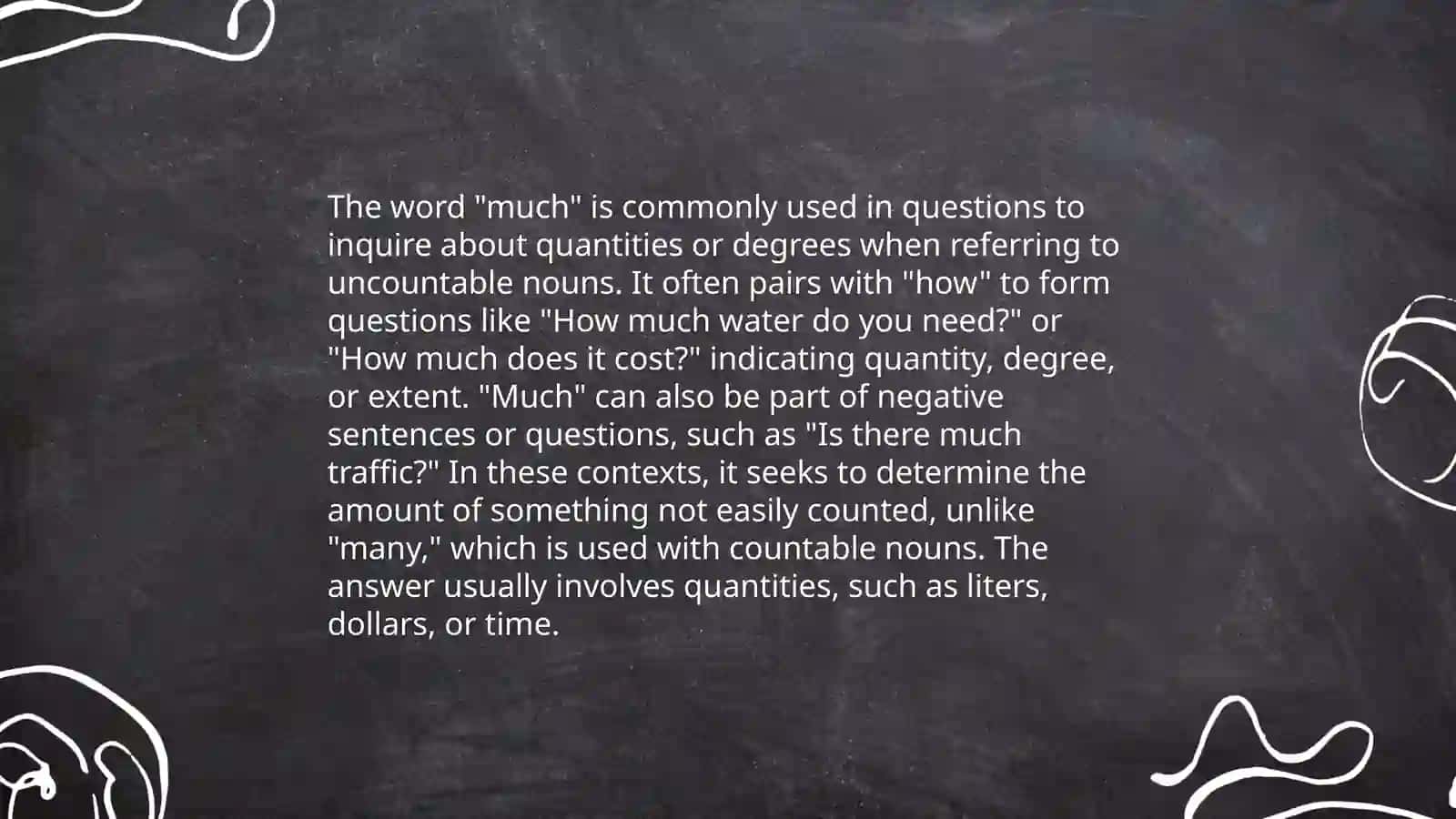 Countable vs. Uncountable Nouns 4