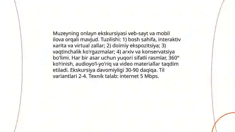 I.V. Savitskiy nomidagi Nukus Davlat san'at muzeyiga sayoxat (online) 4