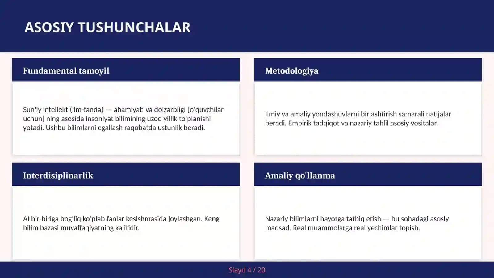 Sun'iy intellekt (ilm-fanda) — ahamiyati va dolzarbligi [o'quvchilar uchun] 4