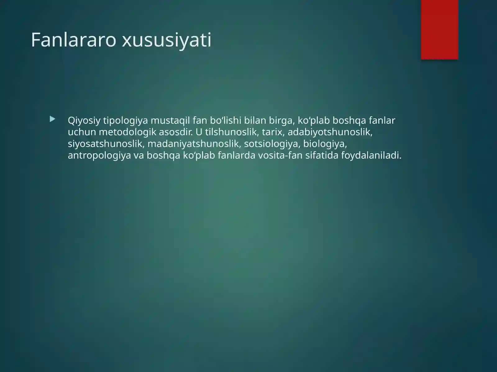 Qiyosiy tipologiya fani nazariy va amaliy tahlil 4