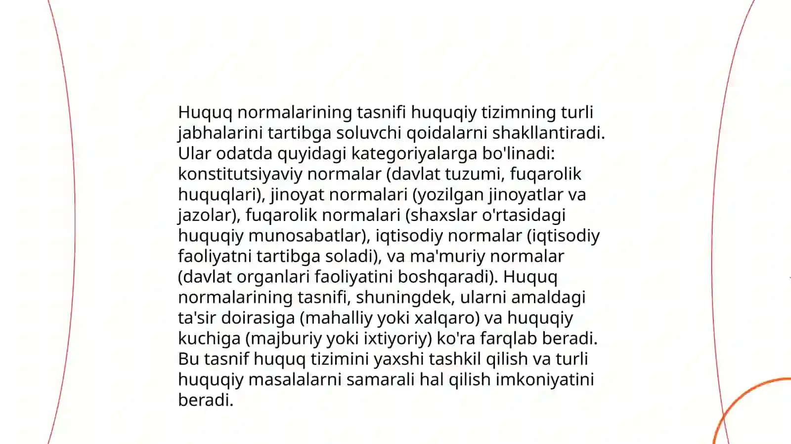Huquqiy munosabatlar. Huquq normalari 4