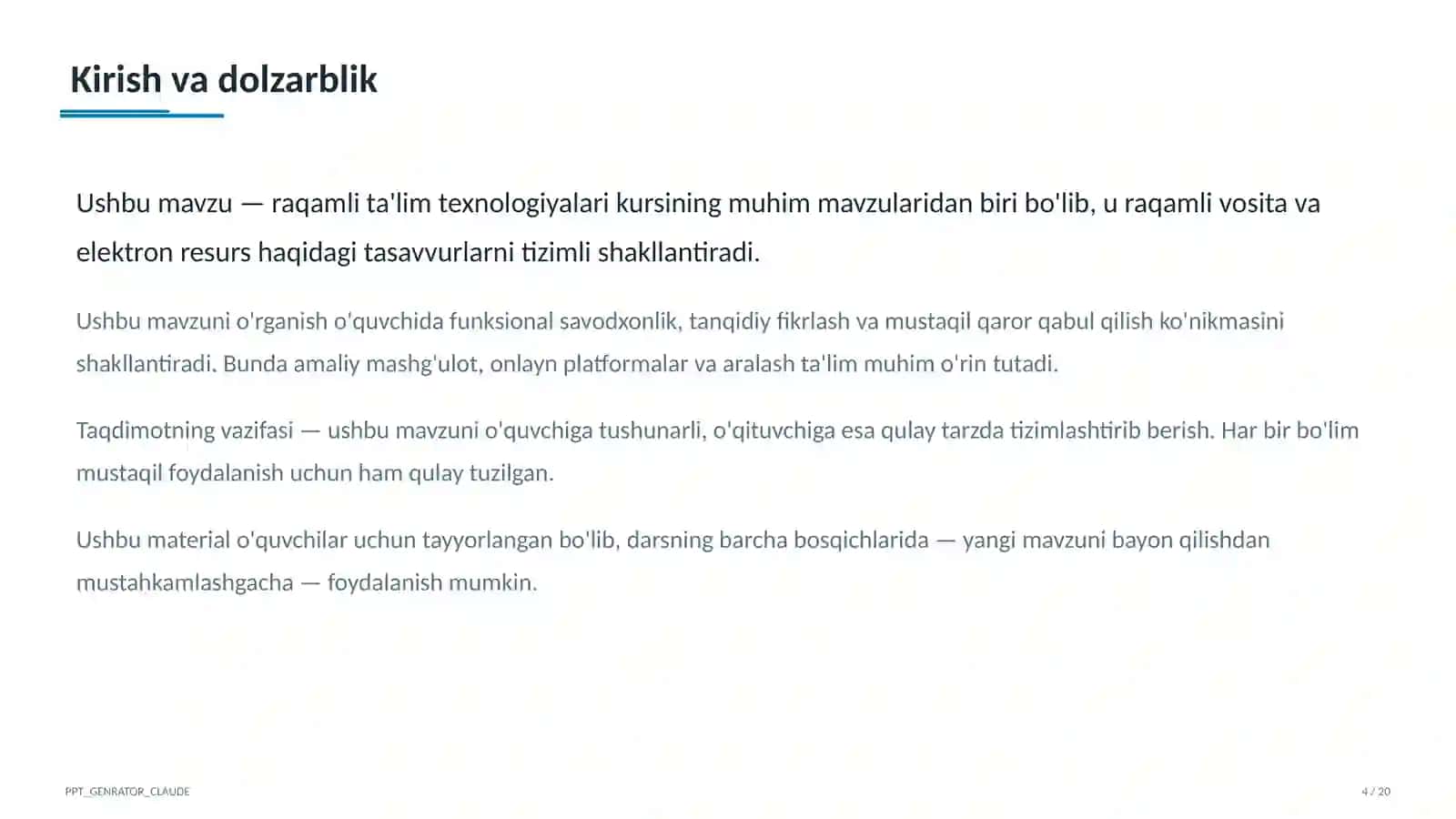 Ta'limda Telegram-botlar va kanallardan foydalanish 4