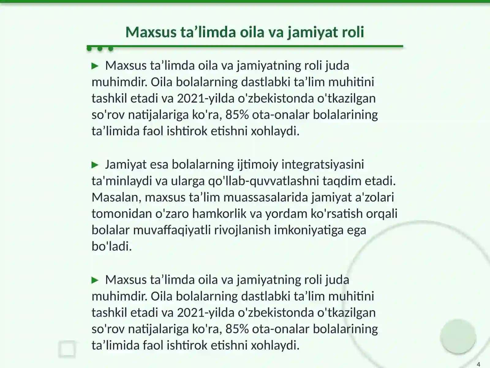 Bolalarni psixologik rivojlanishida maslahat berish 4