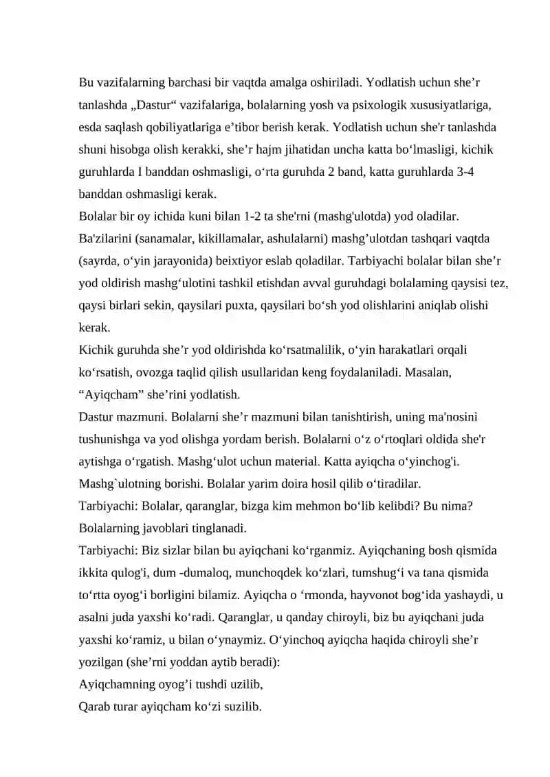 Bolalarni ifodali she’r yodlatishga o‘rgatish 4