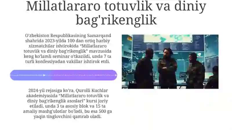 Qurolli Kuchlar tizimidagi ma'naviy-ma'rifiy ishlarning maqsadlari 4