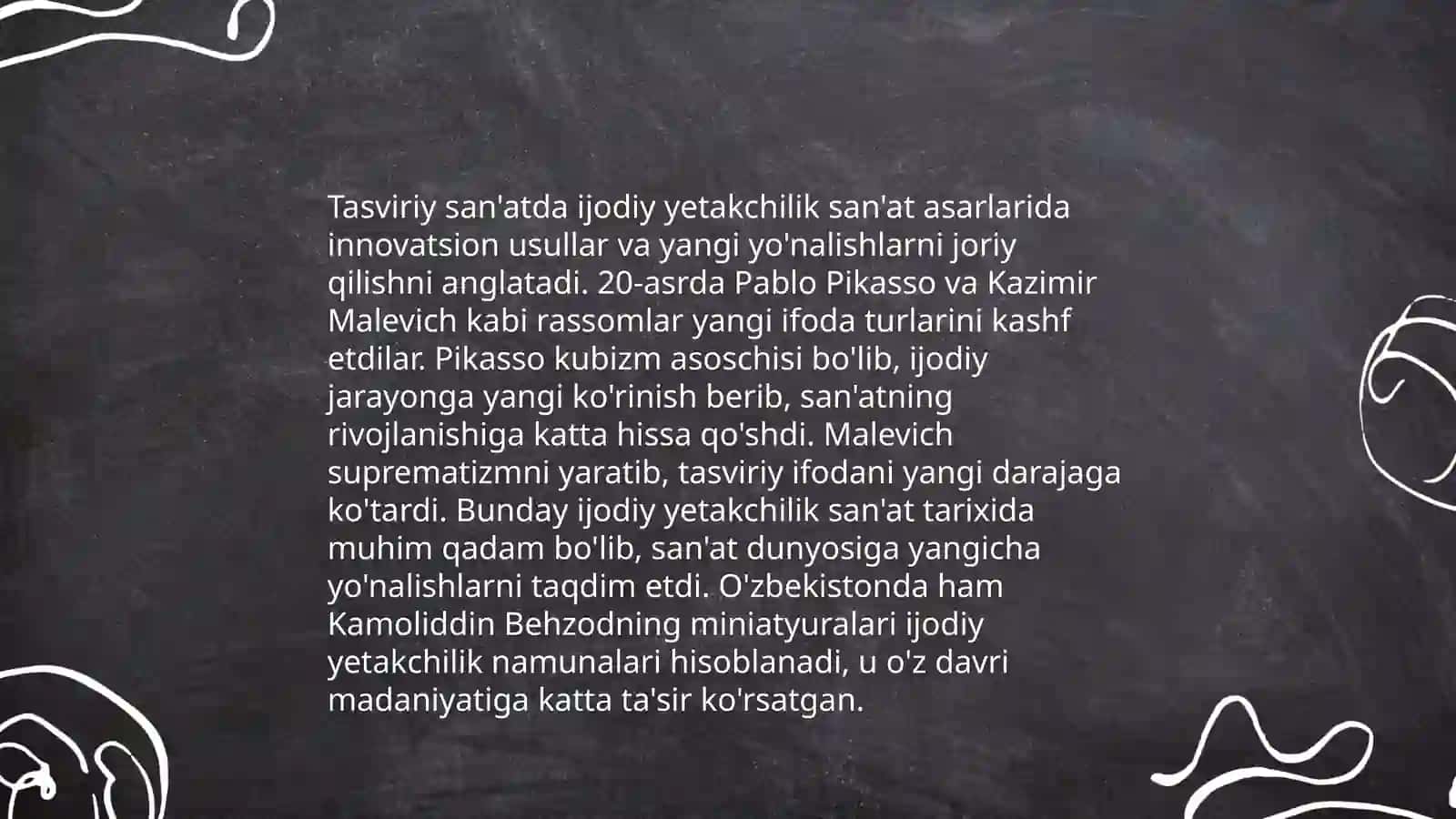 Mustaqil tasviriy faoliyatga raxbarlik qilish 4