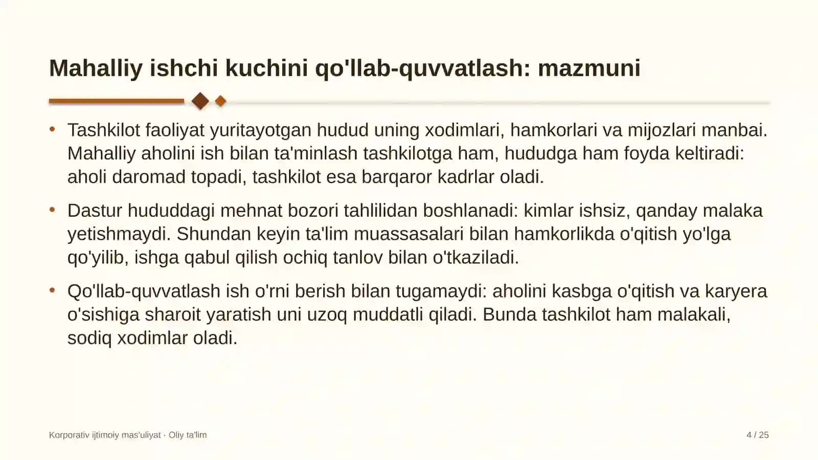 Daryo transportida mahalliy ishchi kuchini qo'llab-quvvatlash 4