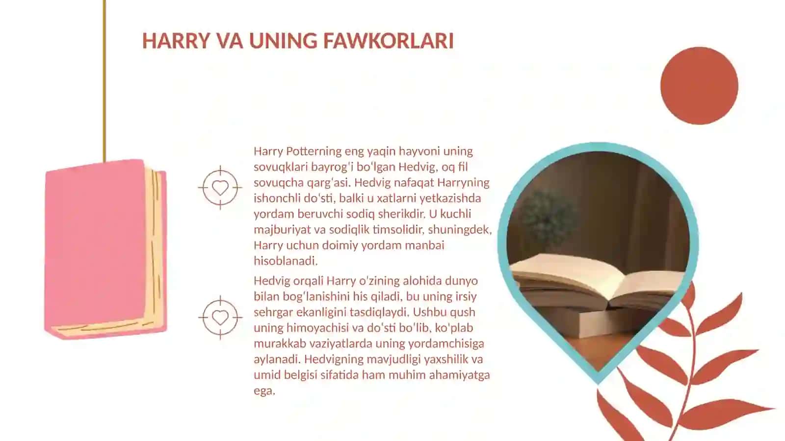 HARRY POTTER KITOBIDA IJOBIY QAHRAMONLARNING HAYVONLARI 4