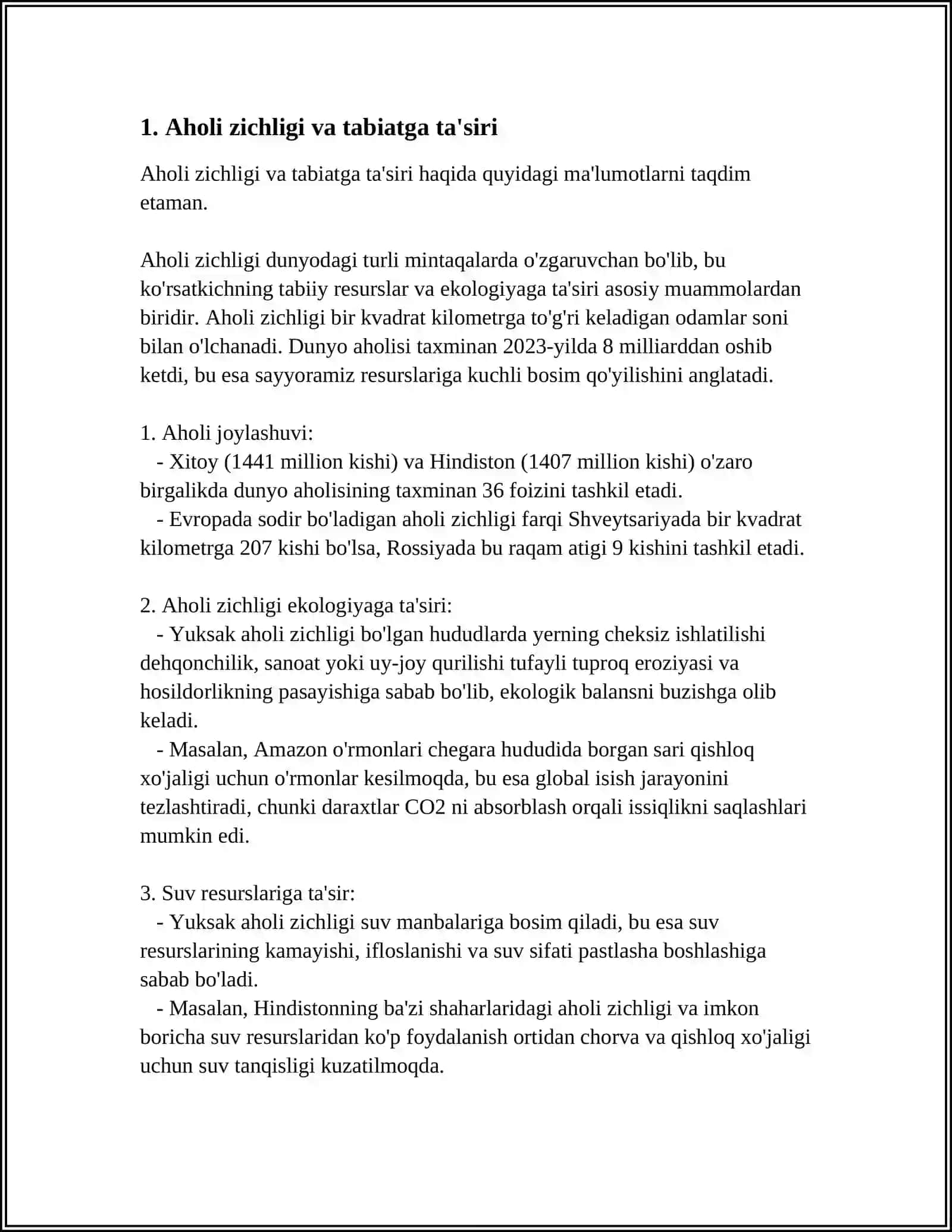 O`ZBEKISTON RESPUBLIKASINING EKOLOGIK MUAMMOLARI 4