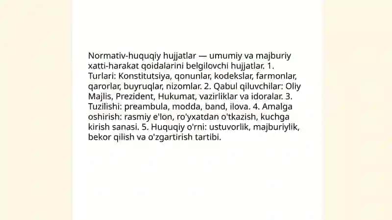 Hujjat turlari va ishyuritish asoslari 4