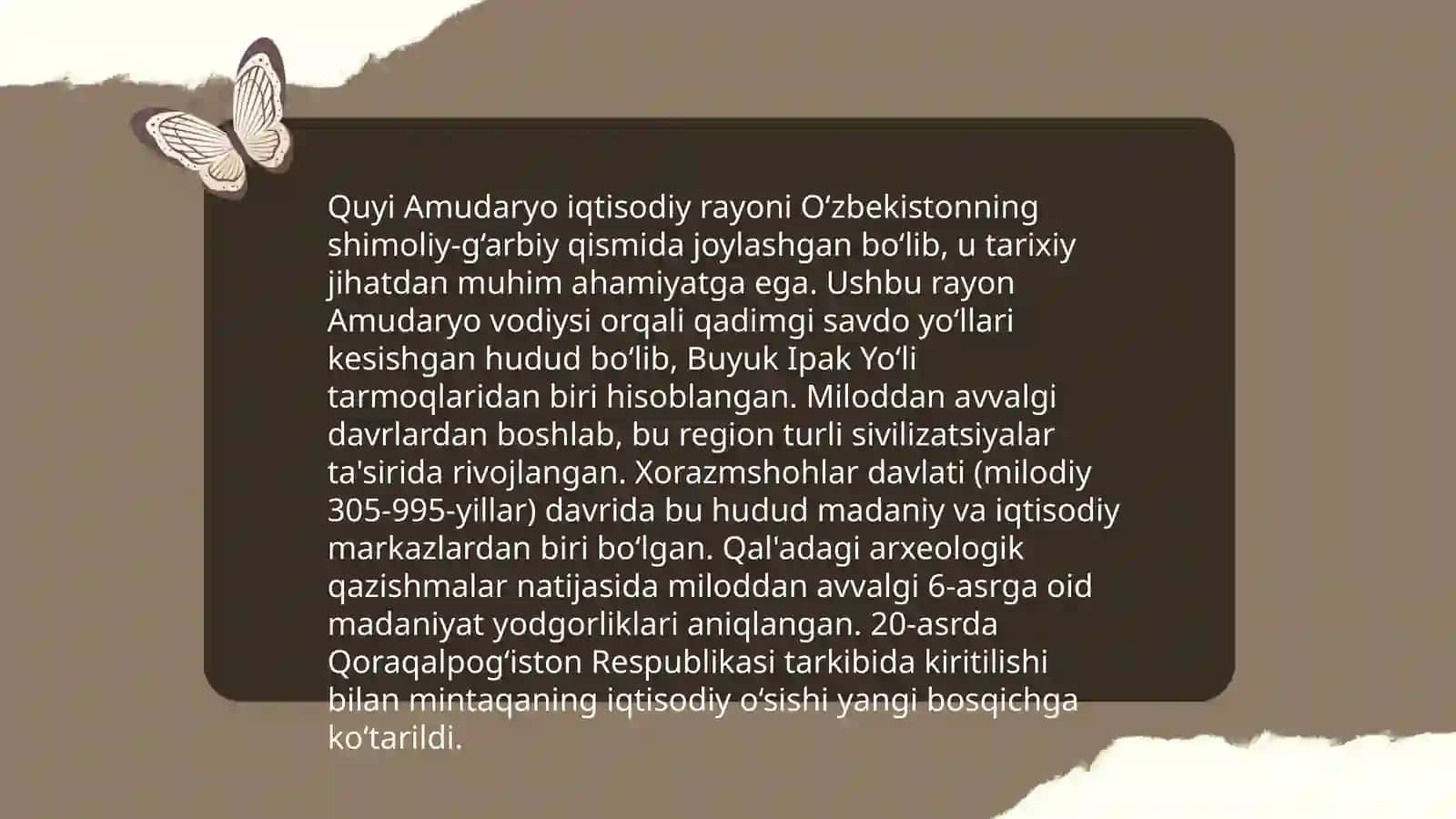 Quyi Amudaryo iqtisodiy rayoni aholisi va mehnat resurslari 4