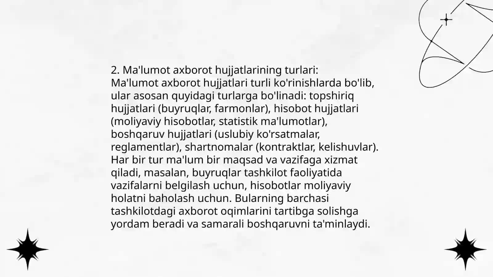 Ma'lumot axborot hujjatlari tarixi 4