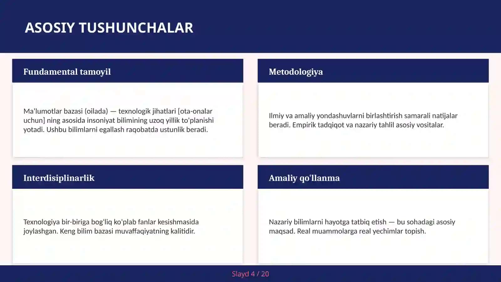 Ma'lumotlar bazasi (oilada) — texnologik jihatlari [ota-onalar uchun] 4