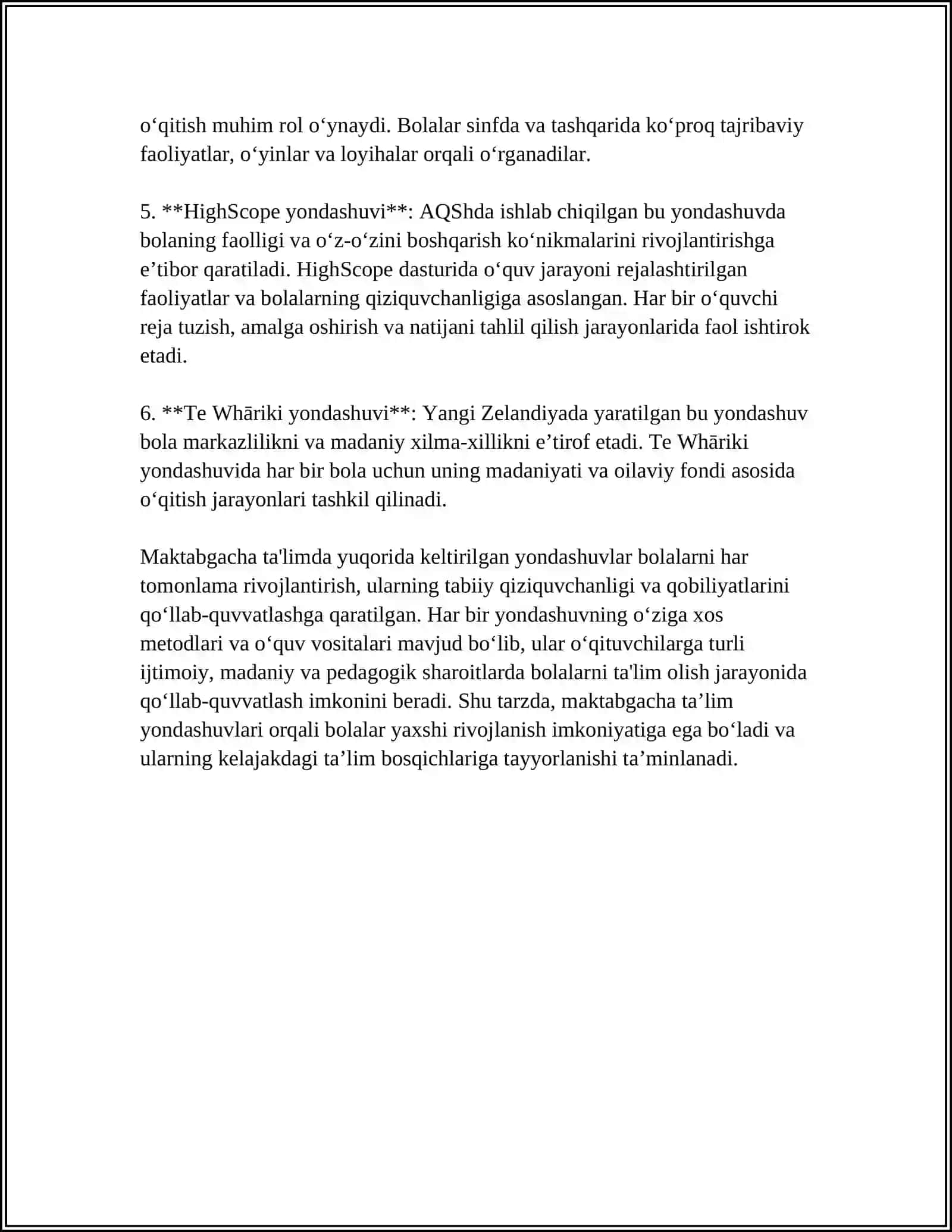 MAKTABGACHA TAʼLIM TASHKILOTIDA RAHBAR BOʻLSAM 4