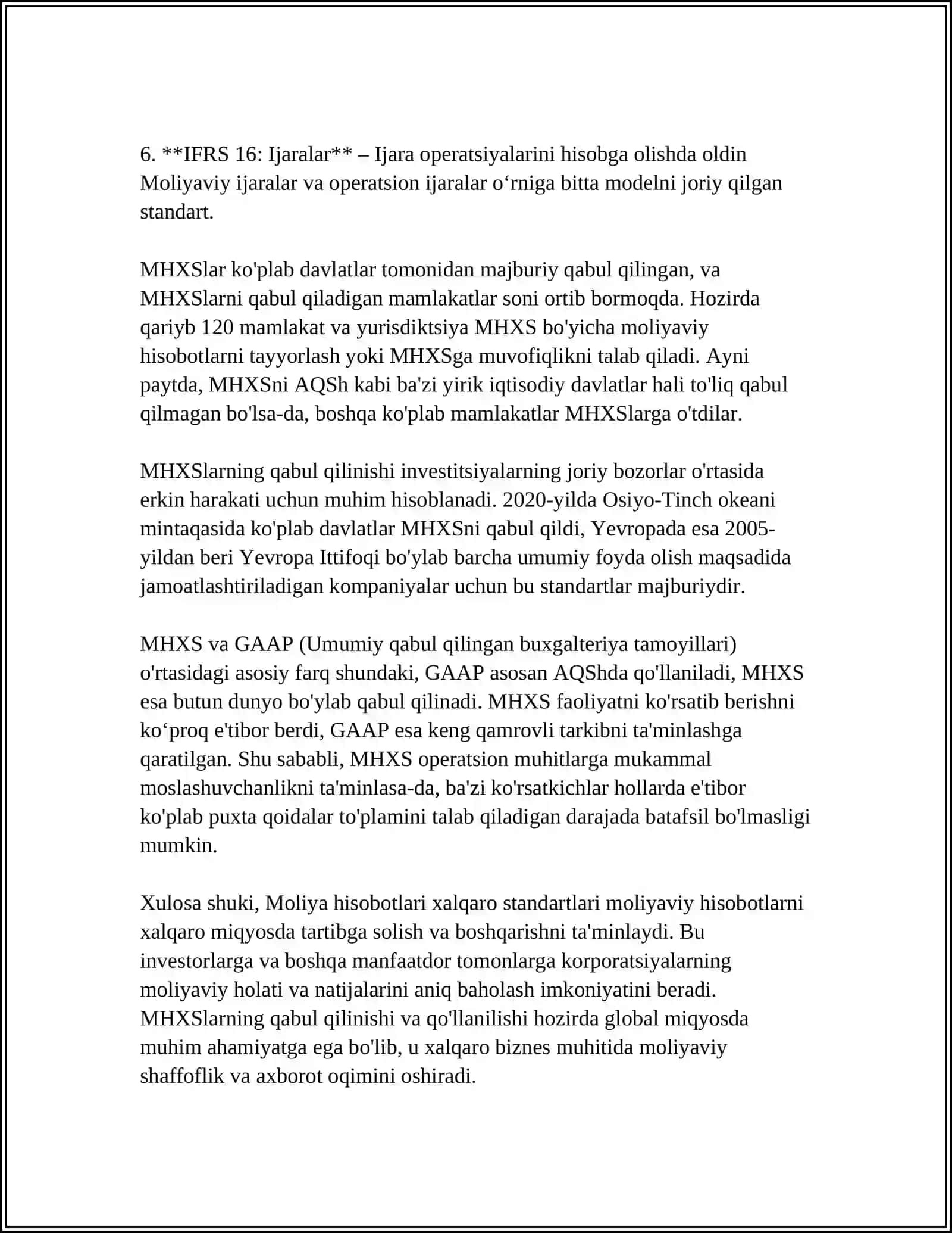 Moliyaviy hisobotning Xalqaro standartlarining tuzilishi 4
