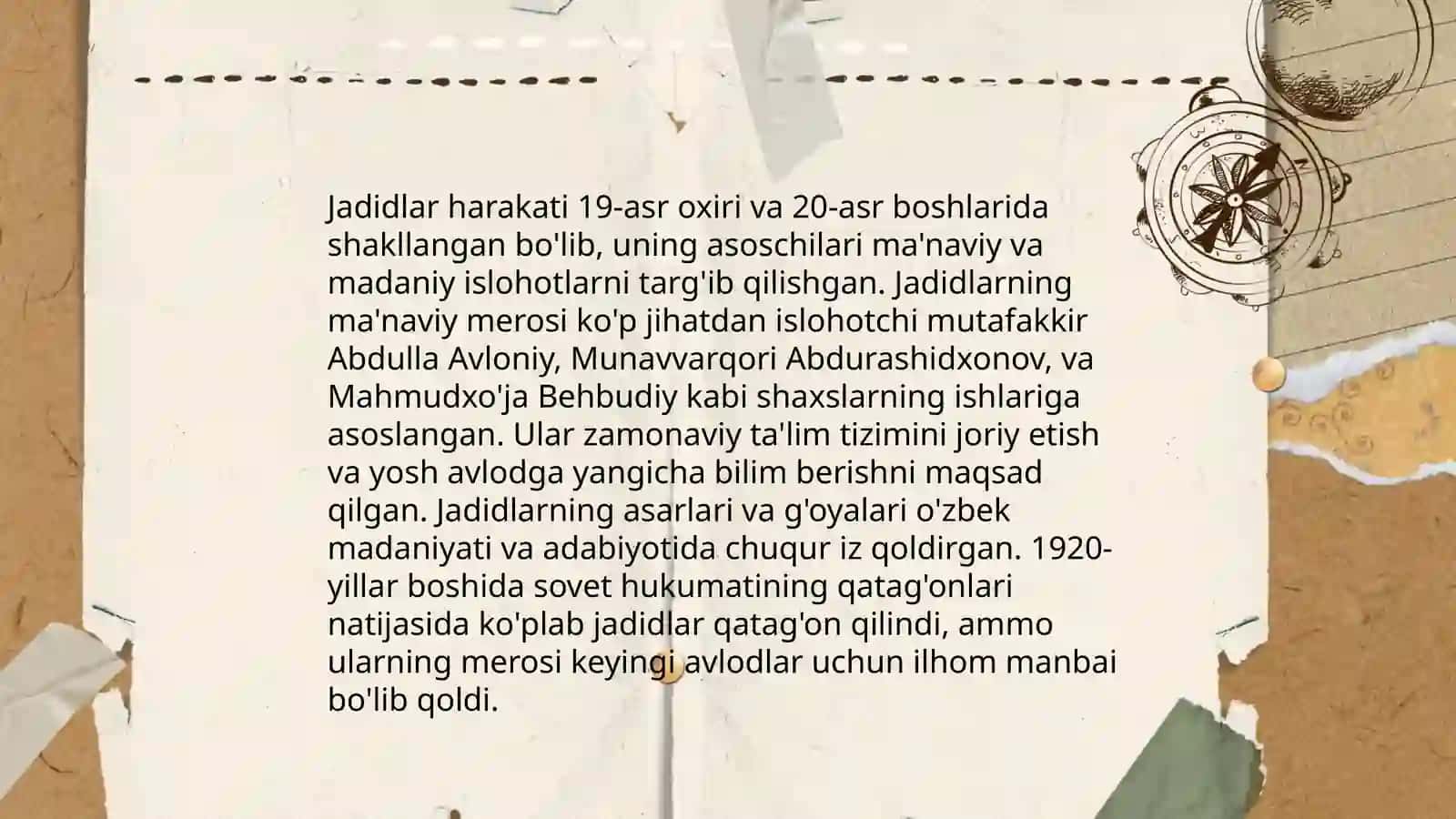 Jadidlik harakati tarixi 4