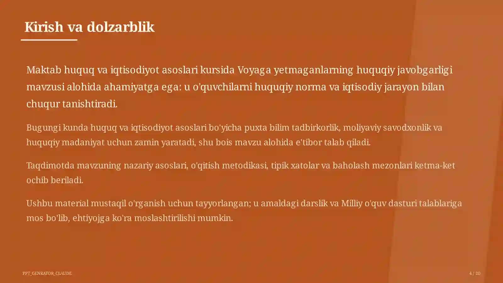 Huquq va iqtisodiyot asoslari (9–11) 4