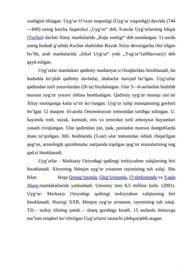 Uyg’urlar etnografiyasi 4