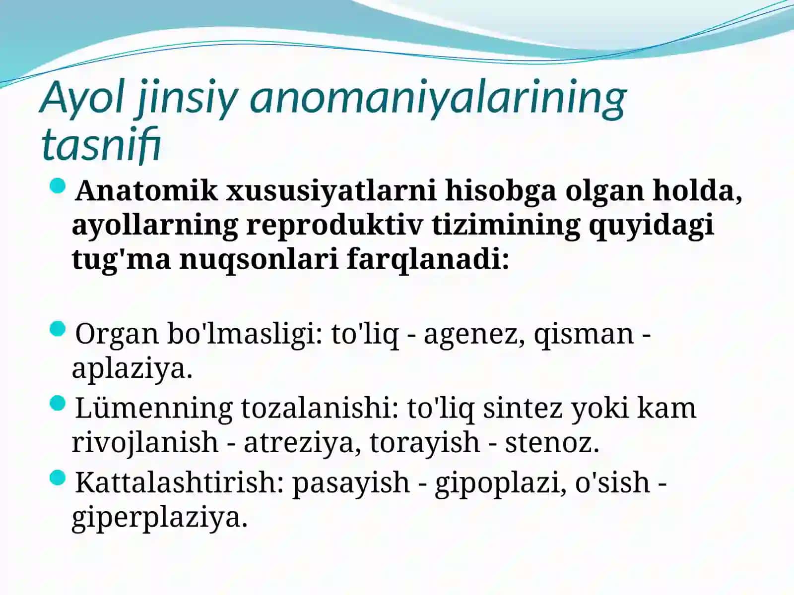 Ayollarning jinsiy organlaridagi anomaliyalar 4