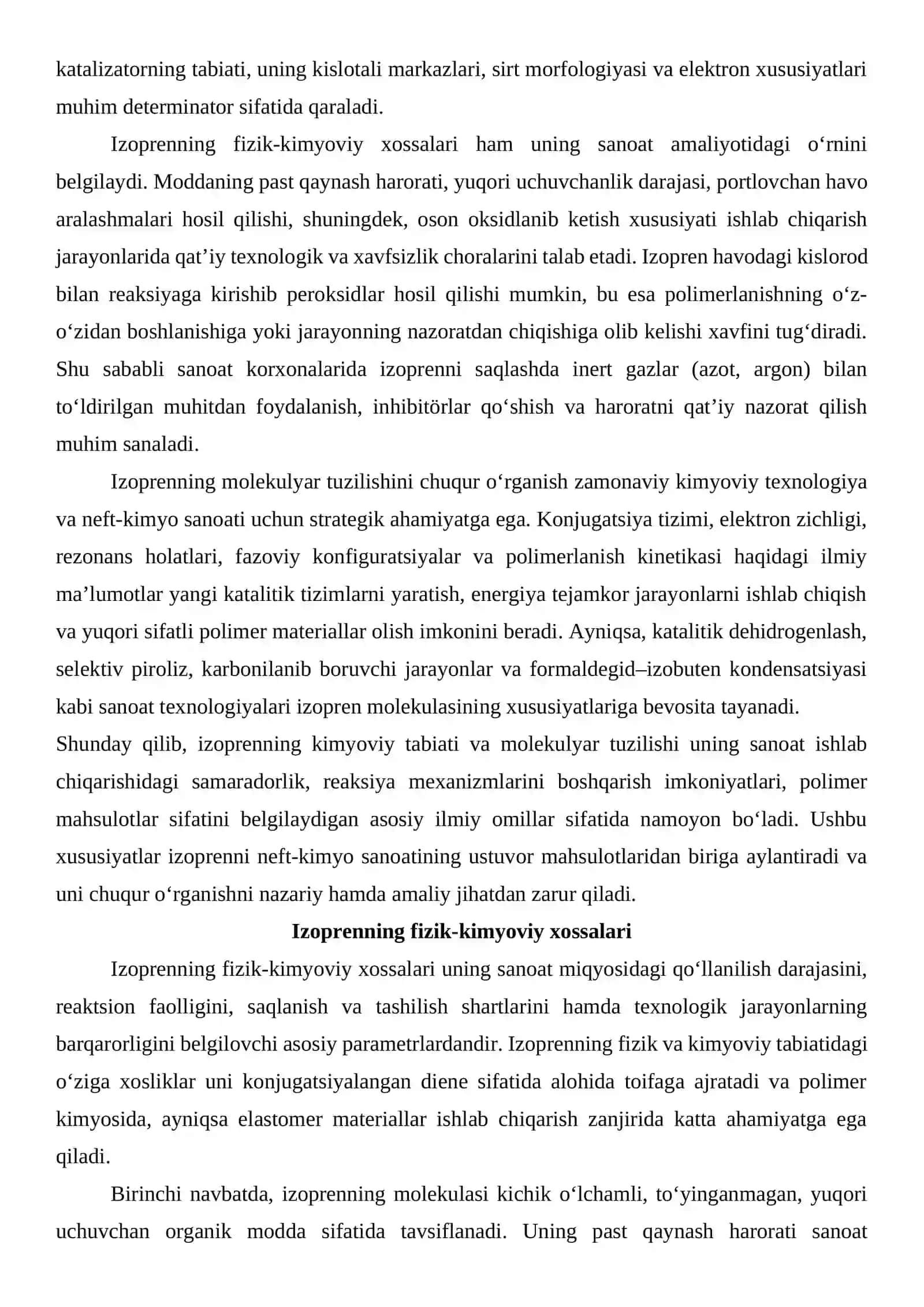 IZOPREN ISHLABCHIQARISH USULLARI 4