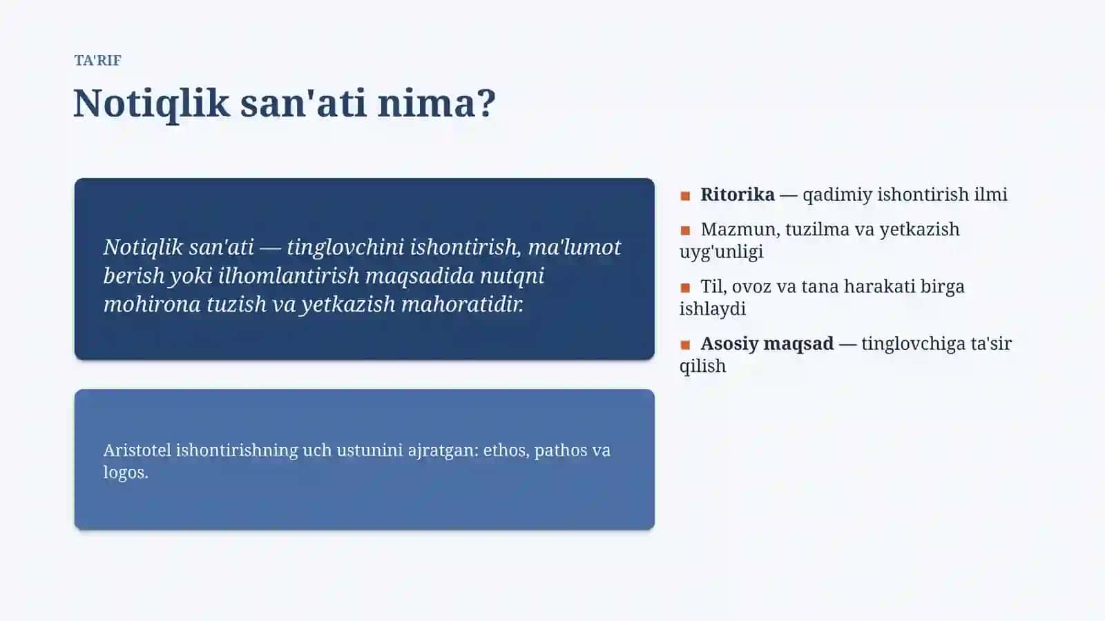 Notiqlik san'ati 4
