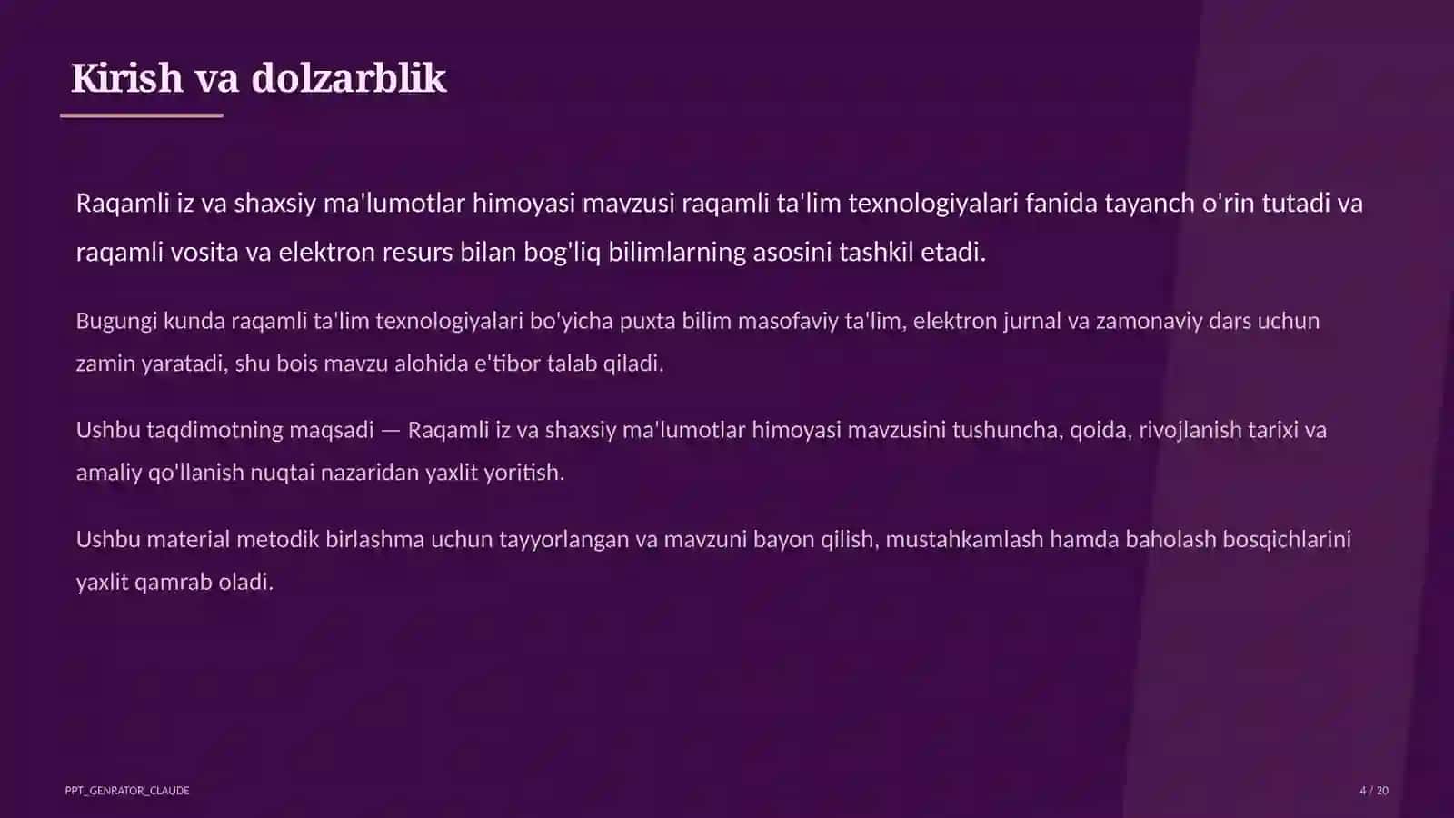 Raqamli iz va shaxsiy ma'lumotlar himoyasi 4