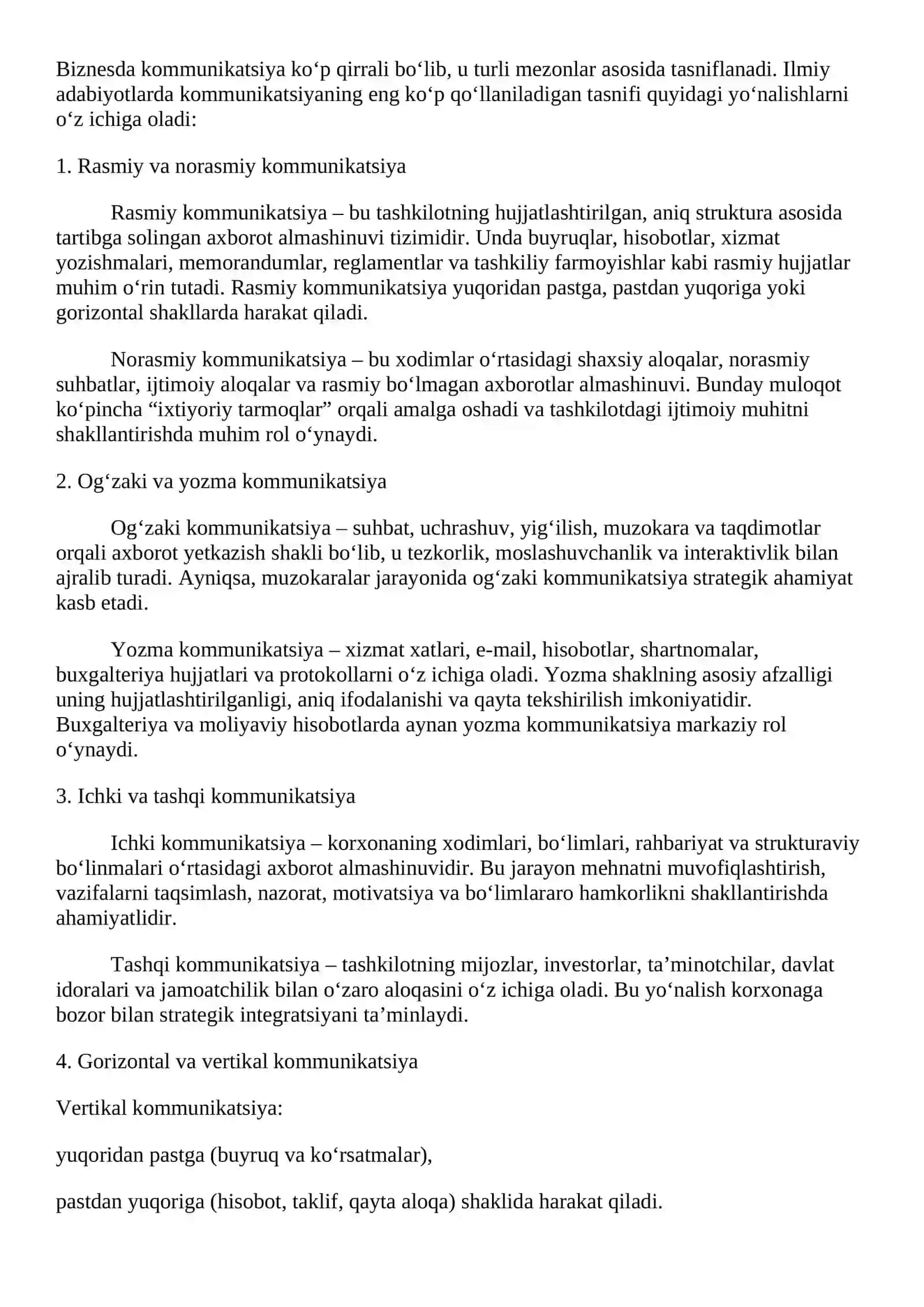 Biznesda komunikatsiya 4