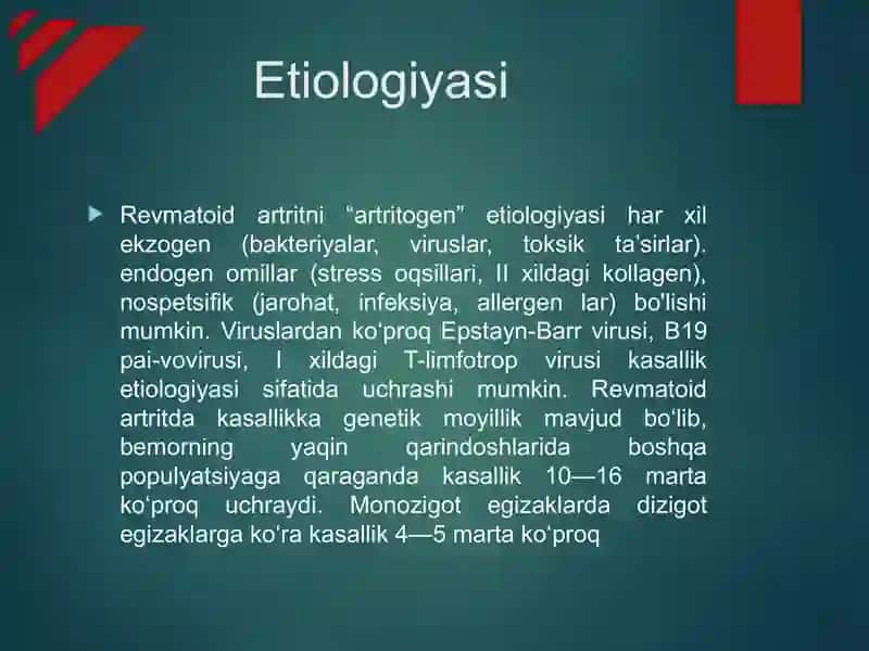 Revmatoid artrit 4