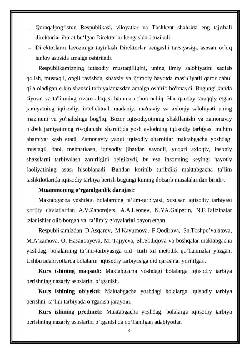 Tarbiyaviy ishlar jarayonida oʻquvchilarga iqtisodiy tarbiya berish usullari 4