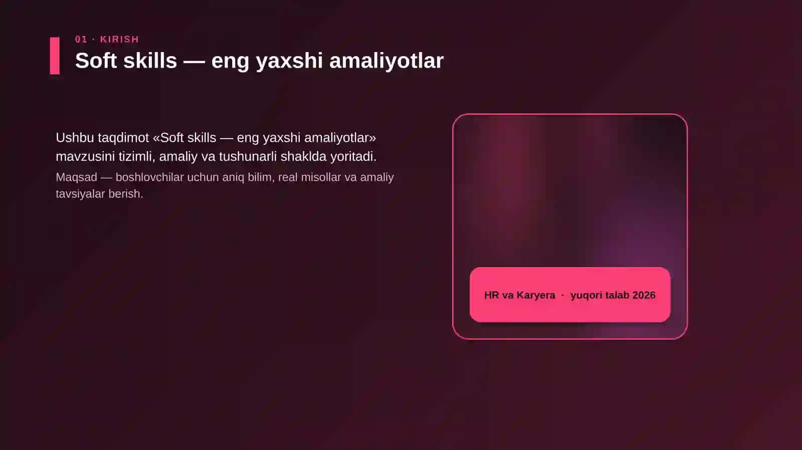 Soft skills — eng yaxshi amaliyotlar 4