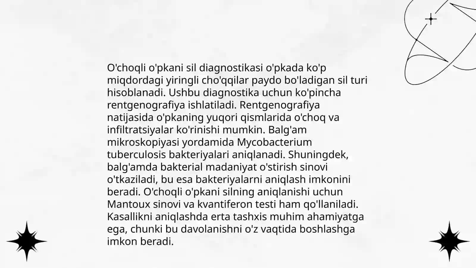 O'choqli o'pkani sil (Tuberkulyoz) 4