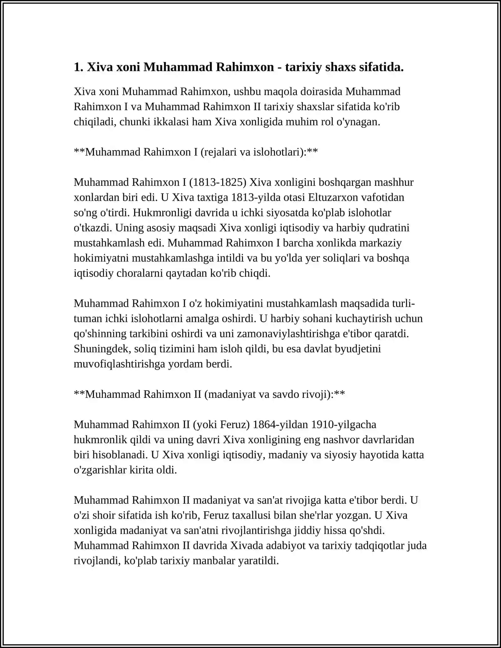 XIVA XONI MUHAMMAD RAHIMXON 4