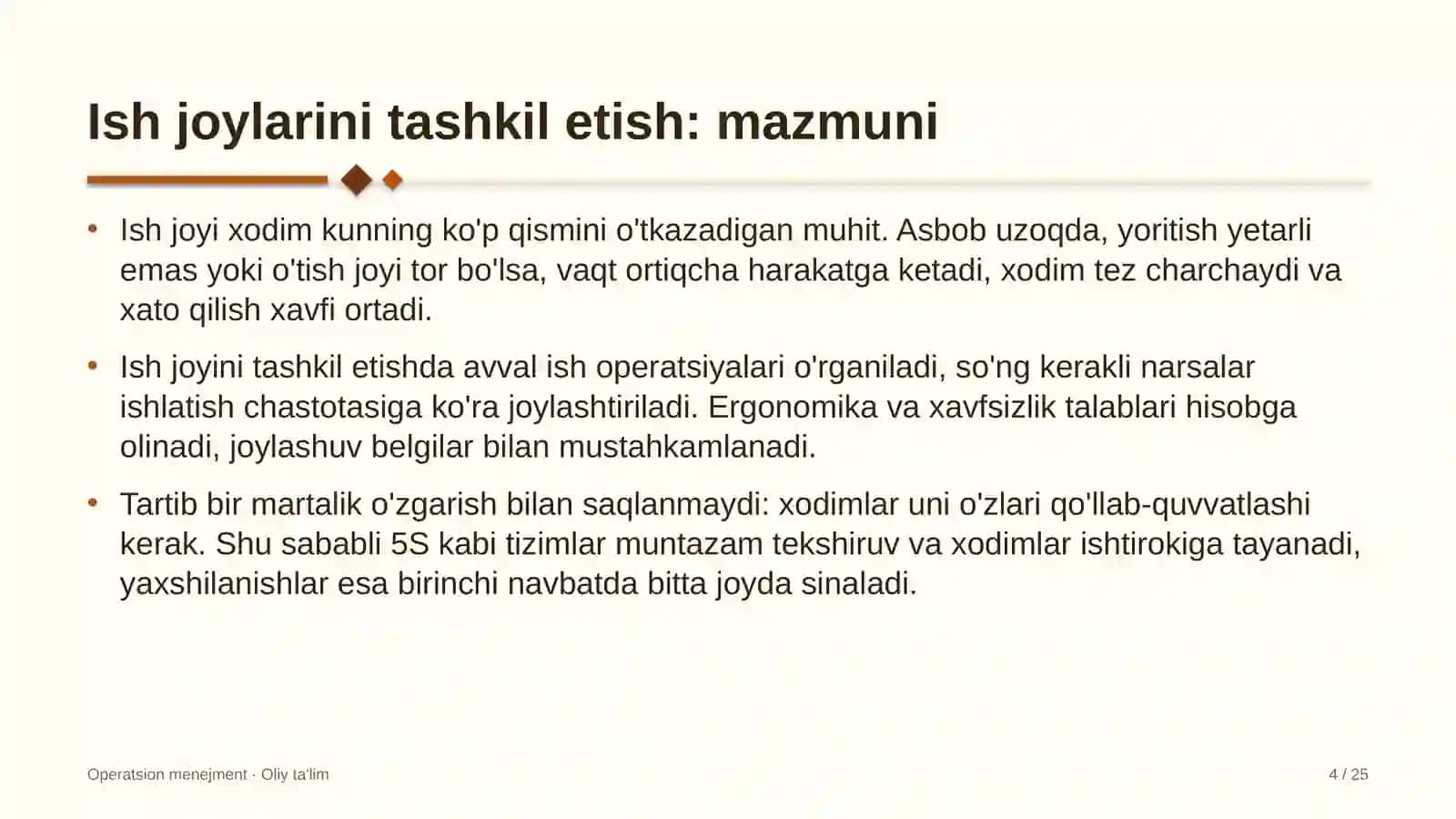 chinni fayans sanoatida ish joylarini tashkil etish 9325 4
