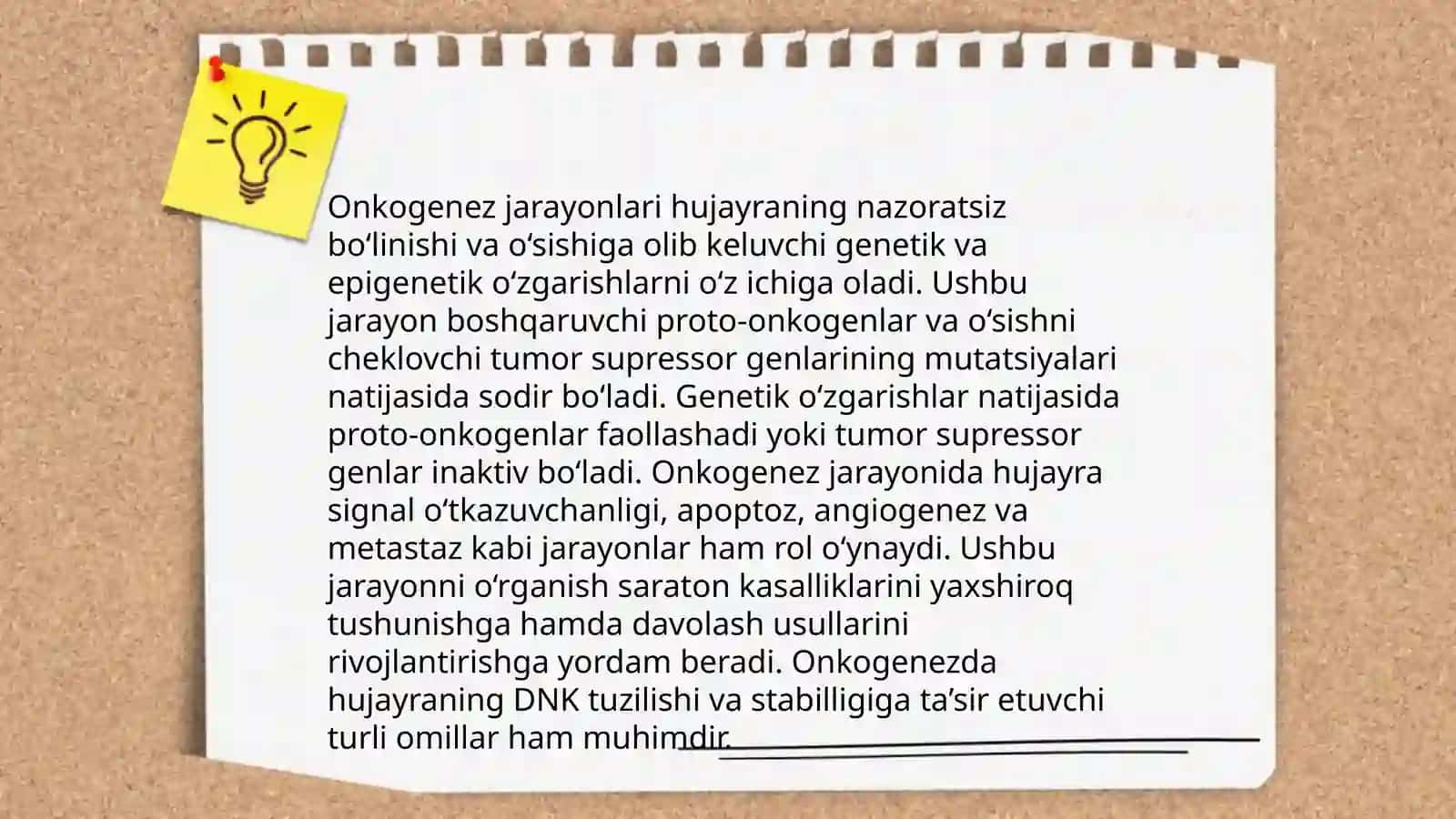 Onkogenez va molekulyar biologiya 4