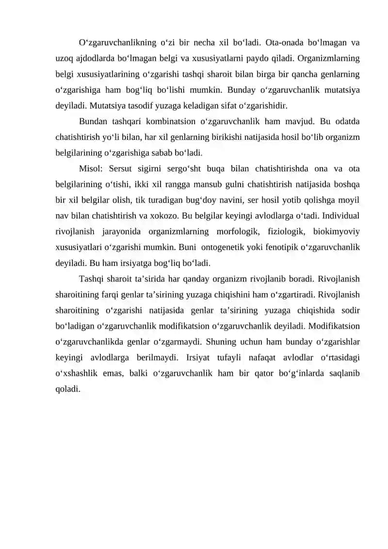 ODAMNING RIVOJLANISH GENETIKASI 4