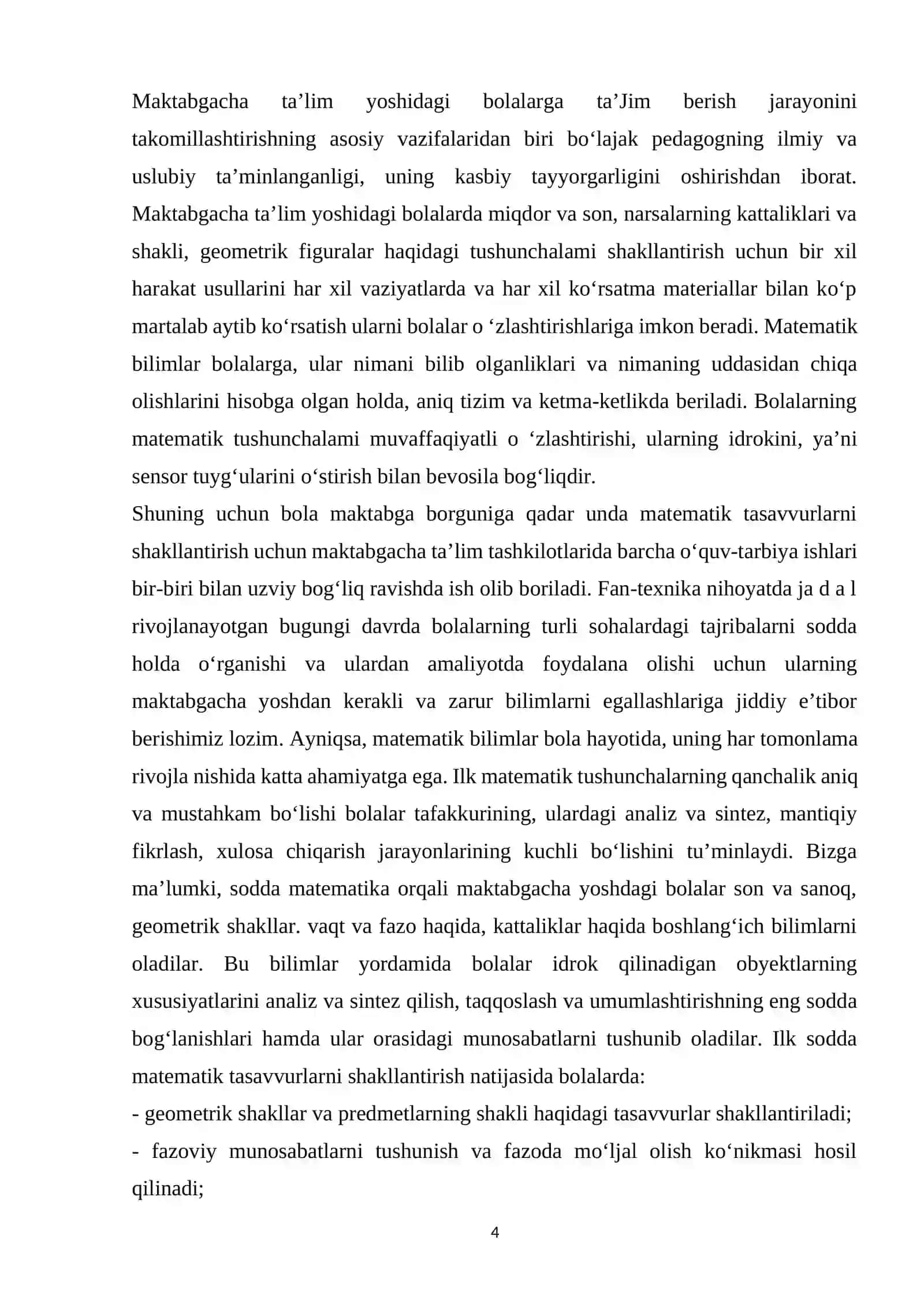 Maktabgacha ta’lim tashkilotlarida vaqtga oid tasavvurlarni shakllantirishga doir ijodiy mashg‘ulotllar 4