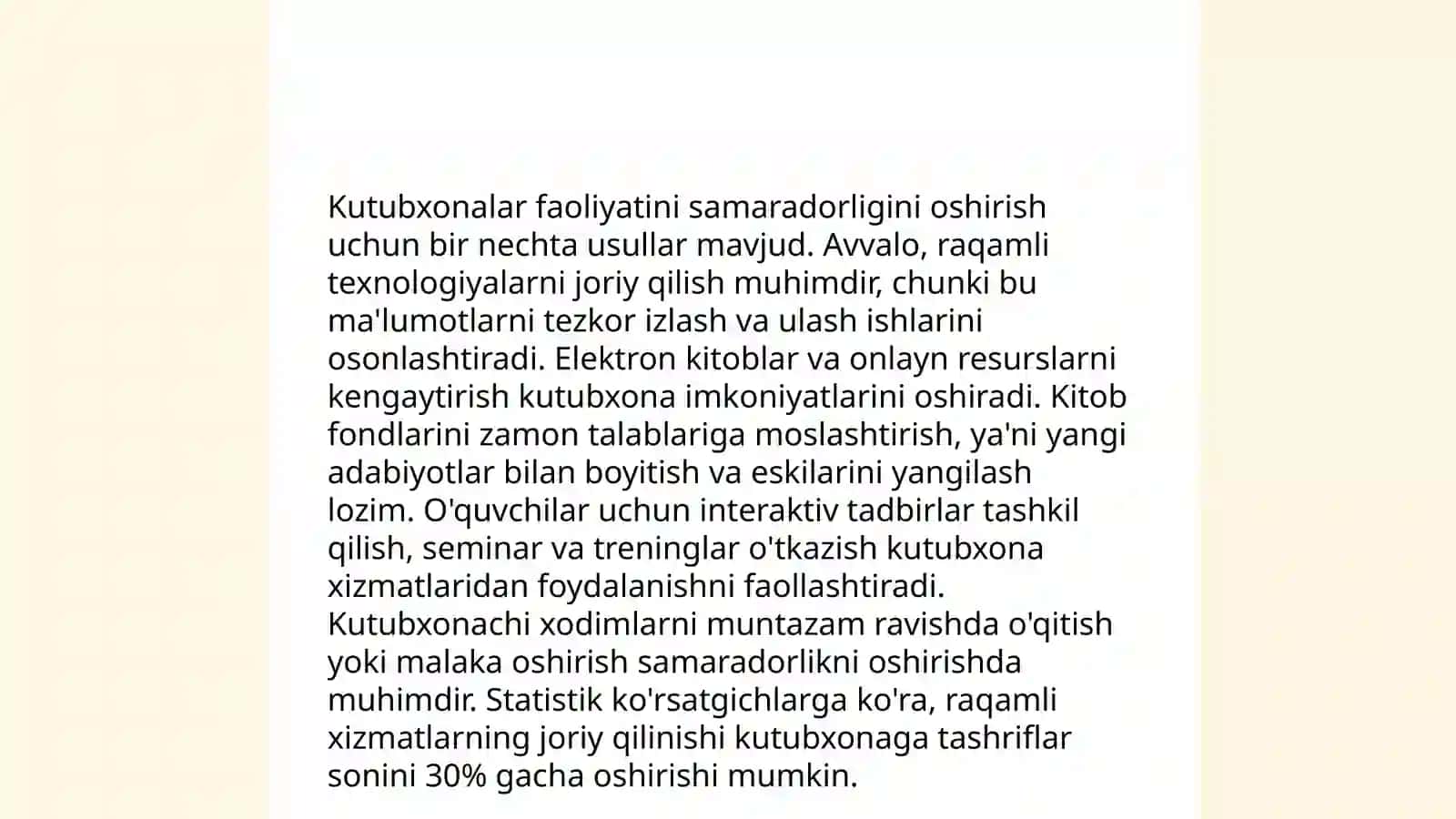 Kutubxonalarga metodik rahbarlikni tashkil etish masalalari 4